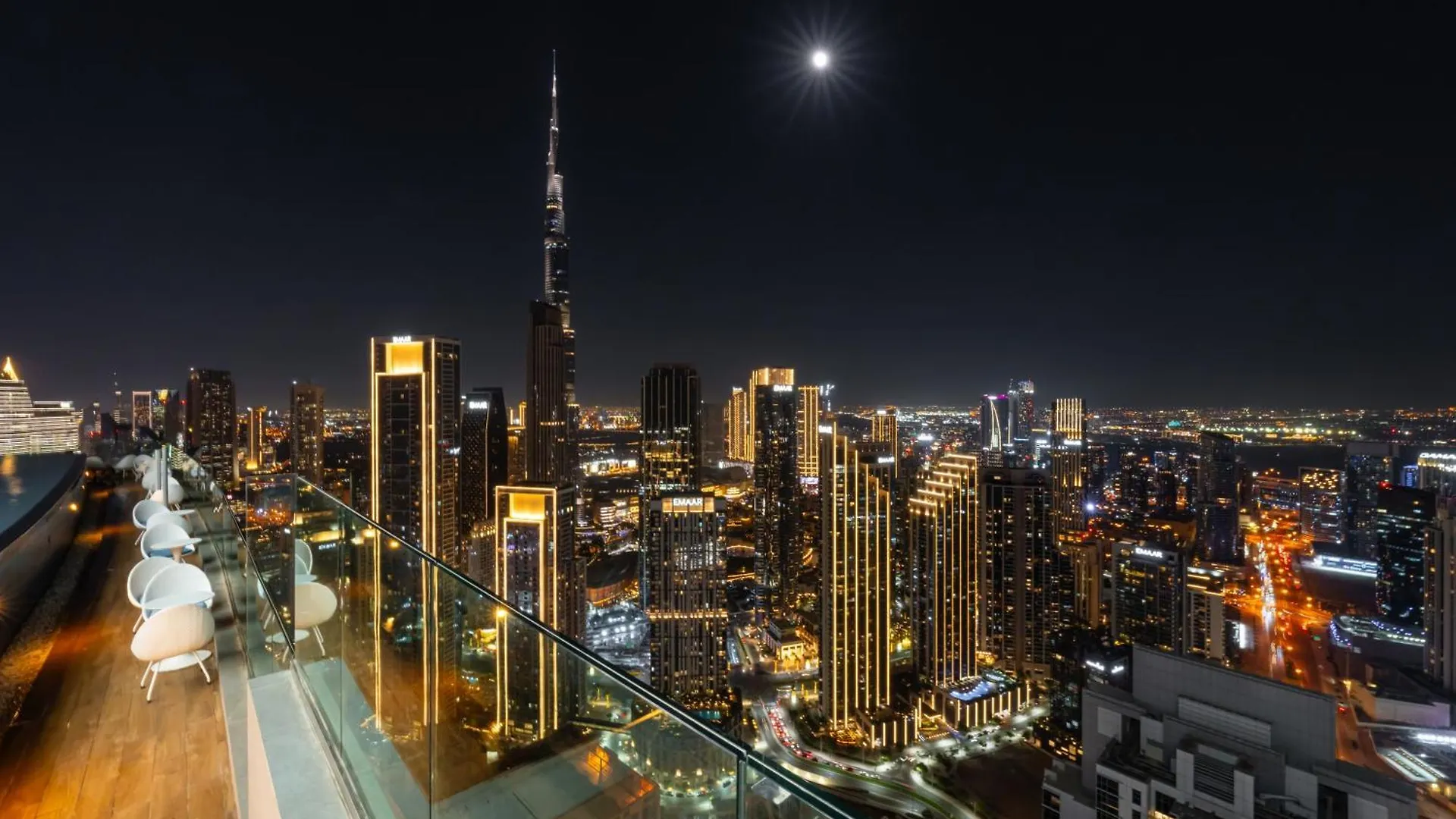 Luxury Apartment At Paramount Midtown Hotel - Downtown Dubai - Full Burj Khalifa View - Highest Infinity Swimming Pool